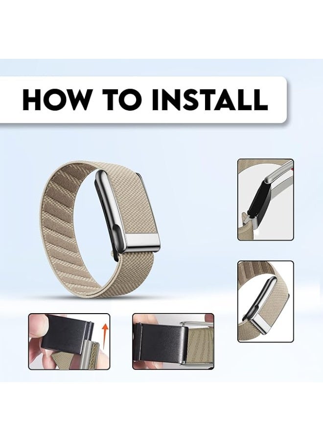 Ultra-soft Nylon Sport Band Compatible with WHOOP 5.0, One, Peak, and Life | Breathable, Durable & Secure Fit Strap | NOT for Gen 4 - Image 3